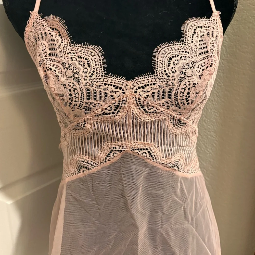 Victoria's Secret Blush Lace Chemise
